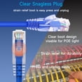 thumbnail image 4 of Cable de conexión Ethernet Lysymixs Cat6, 0,5 m, paquete de 10 unidades, azul, 4 of 6