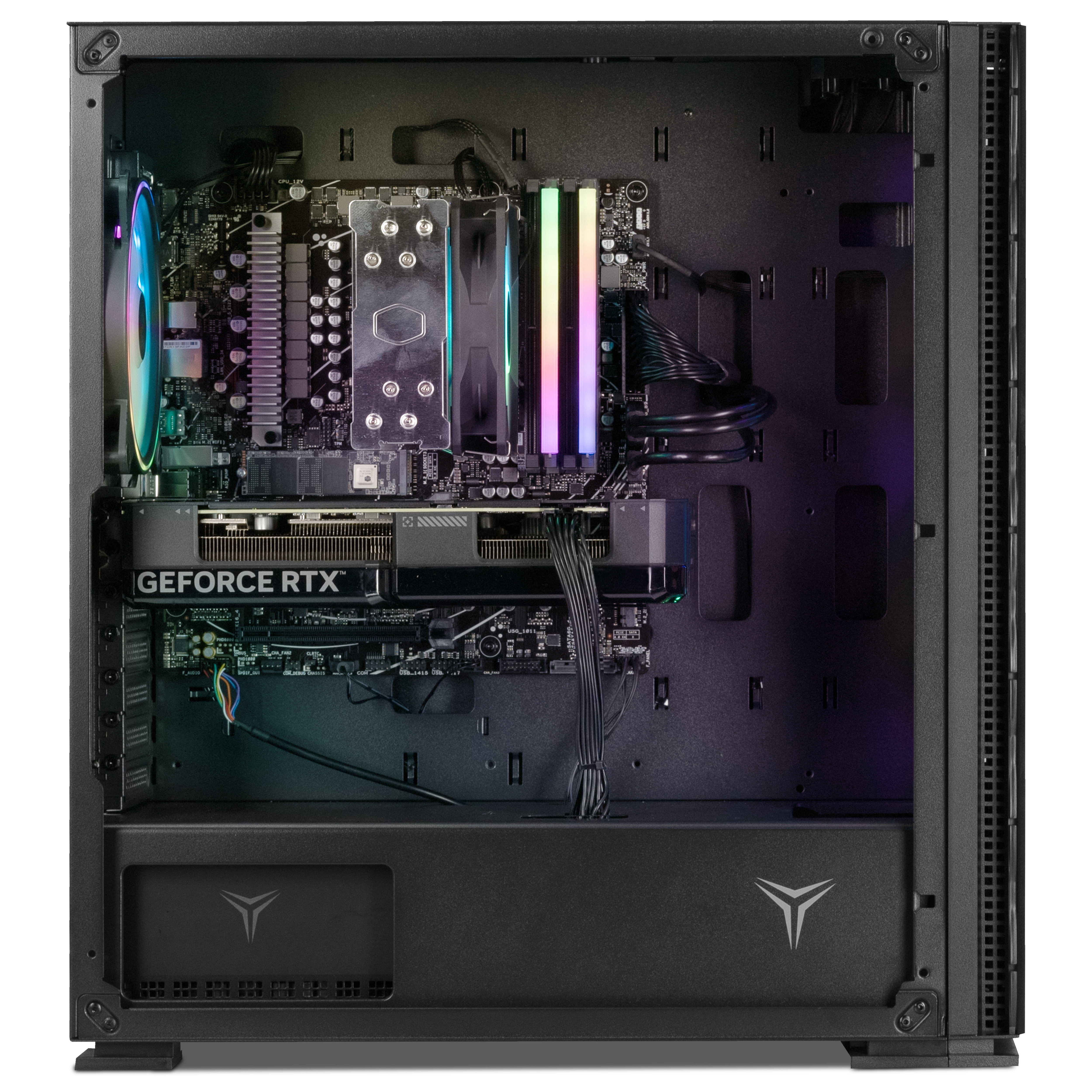 Yeyian Gaming Desktop PC YARI Intel Core Ultra 5 225F GeForce RTX 5070 – Ai Powered 32GB DDR5 6000MHz RGB 1 TB NVMe SSD Windows 11 Home - YPI-YA225FC-5701N