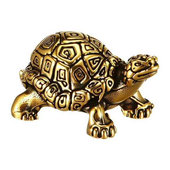 TZYUDK 4Pcs Copper Bird Bath Disks Natural Water Purification for Garden Birdbath Cleaner Mini Turtle Shape Ornaments A Copper