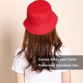 thumbnail image 3 of Minnieouse Gorra de pescador plegable de algodón, Unisex, para hombre y mujer, sombrero de pesca de verano, gorra de para acampar, Color sólido, Sombreros beige Minnieouse PS14113-06, 3 of 6