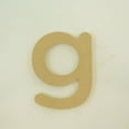 thumbnail image 1 of Package of 1, 10 Inch X 1/2" Thickness MDF Letter g in The Gotham Rounded Font, Thick, Lower Case for Art & Craft Project, Made in USA, 1 of 4