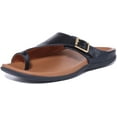 thumbnail image 6 of Strive Java Women's Leather Sandal With Toe Loop In Navy Size 10.5/11, 6 of 6