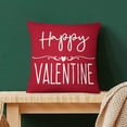 thumbnail image 4 of Housses de Coussin de Saint-Valentin, Housse de Coussin Imprimée en Lin, Housse de Coussin de Vacances, Taie d'Oreiller pour Salon, Housses de Coussin Rouges pour Salon, 4 of 6