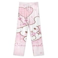 thumbnail image 3 of Wp6011992-cinnamoroll-easter-wallpapers Womens Comfy Pajama PJ Pants Lounge Pants Sleepwear Drawstring PJ Bottoms Pants, 3 of 7