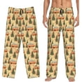 thumbnail image 2 of HPINK-T Men's Pajama Pants Pjs Bottoms With Pockets Sleep Lounge Pants For Men, 2 of 11