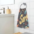 thumbnail image 3 of Yayeee 100% Cotton Hand Towels for Bathroom 16" x 28" Soft Absorbent Kitchen Towel, Black Sardines Pattern, 3 of 7