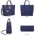 thumbnail image 4 of Dasein Women Handbags Purses Large Tote Shoulder Bag top Handle Satchel Bag for Work, 4 of 9