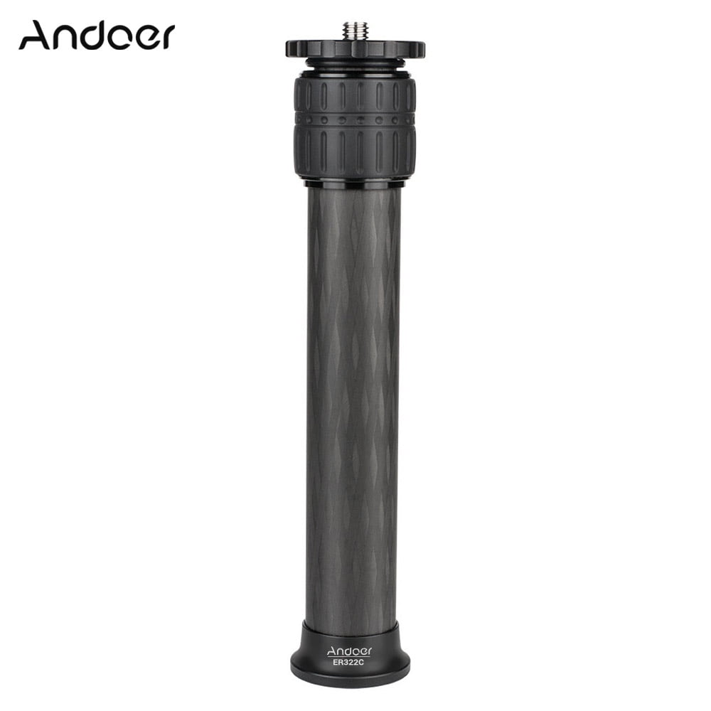 Andoer ER322C 32mm Tube Diameter Carbon Fiber Tripod Extender 2Section