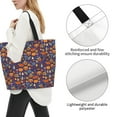 thumbnail image 3 of Fotbe Thanksgiving Turkey 2 Bolsa Tote Estética de Lona con Estampado para Mujer - Bolsa Reutilizable de Hombro Casual para Vacaciones, Compras, Trabajo y Gimnasio, 3 of 8