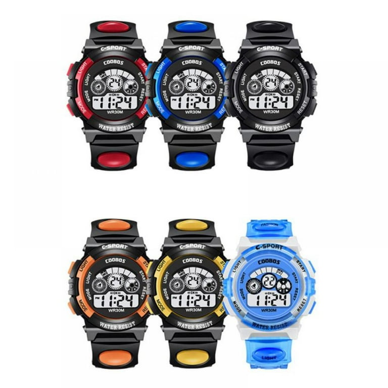 KIDPER Kids Digital Watch, Boys Sports Waterproof Led Watches with Alarm  Wrist Watches for Boy Girls Children