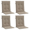 thumbnail image 3 of vidaXL 39.4" x 19.7" Taupe Chair Outdoor Seating Cushions, Waterproof (2 Count), 3 of 8