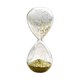 thumbnail image 5 of Temporizador de arena, reloj de arena, novedoso, decorativo para el hogar, reloj de arena de vidrio con purpurina. Amarillo, 5 of 9