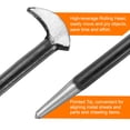 thumbnail image 5 of Uxcell 2pcs Rolling Head Pry Bar 12" Length Carbon Steel Lady-foot Bar Heel Pry Bars, 5 of 6