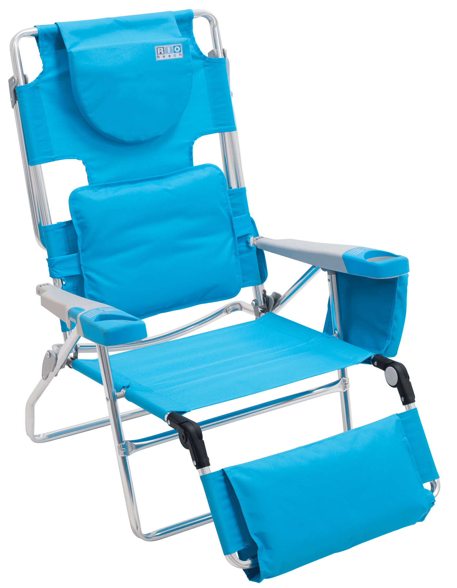 Rio Beach Read-Through Beach Lounge Chair - Turquoise - Walmart.com