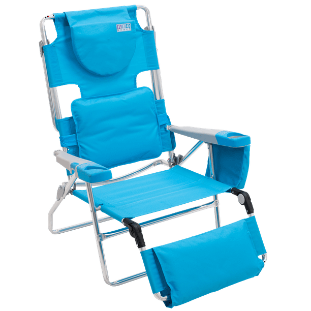 Rio Beach Read Through Beach Lounge Chair Turquoise Walmart Com Walmart Com
