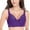 Purple, variant on GPOECD Bras for Women Lace Gathered Bra Straps Cup Underwear Without Underwire for Daily Bras for Women Underwire,Black,75D