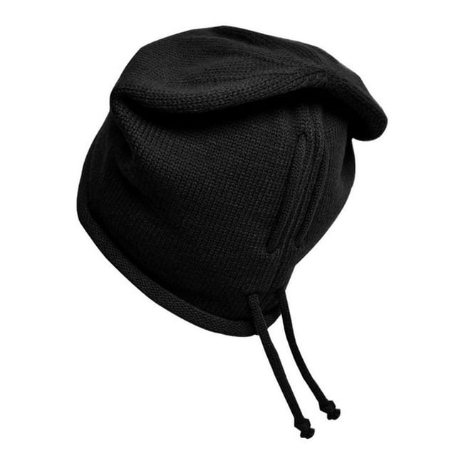 MesaSe Femmes Automne Hiver Bonnet avec Cordon de Serrage Réglable Super Doux Élastique Couleur Unie Résistant au Froid Hiver Chaud Chapeau