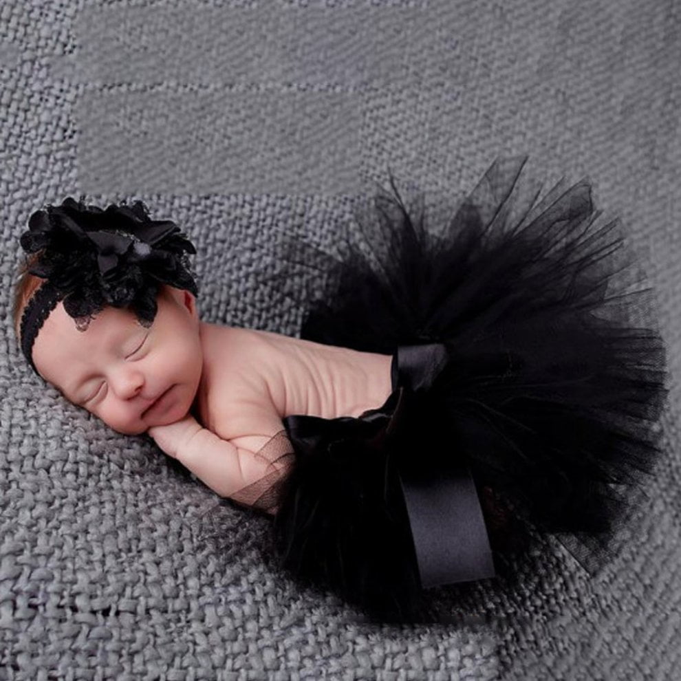 infant black tutu skirt