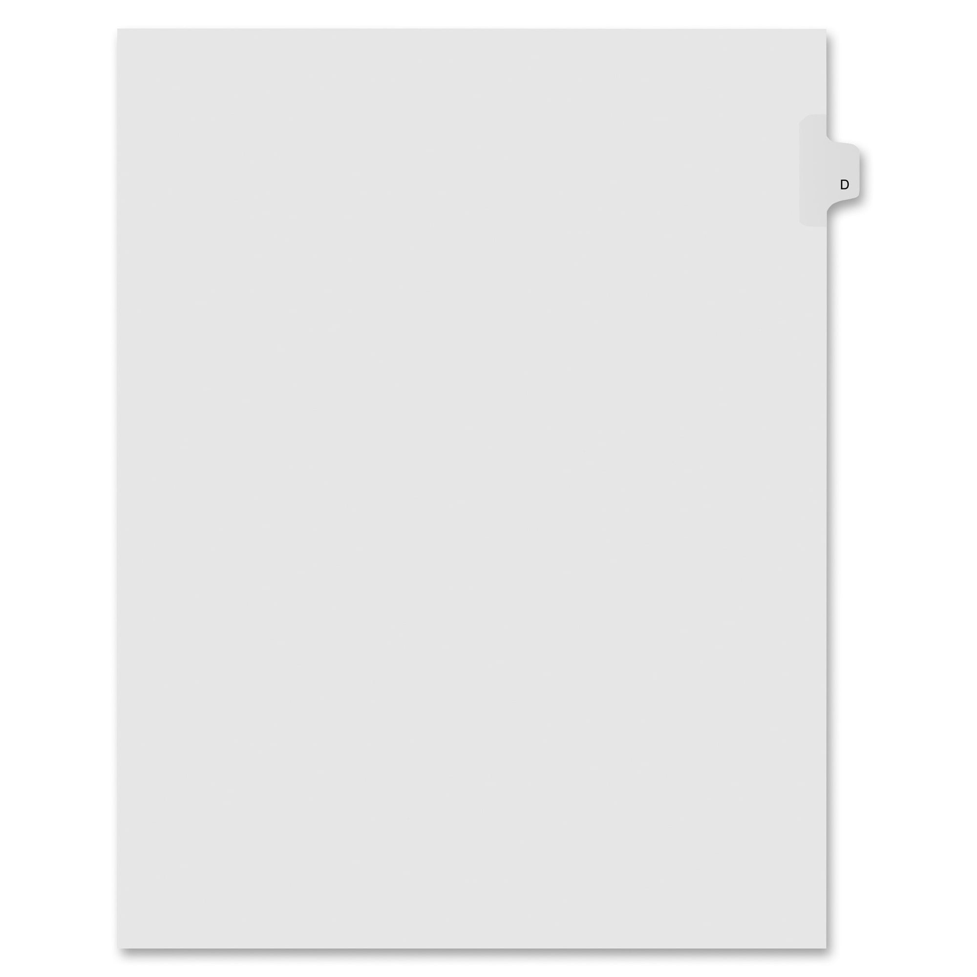 Lam Alphabetic Side Tab Index Dividers