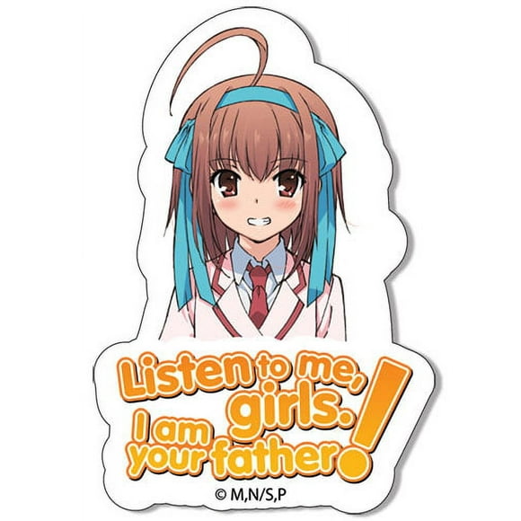 Sticker - Listen to Me, Girls - New Sora Anime Gifts Toys Licensed ge55035