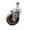 Swivel - No Brake - Brown, variant on 3 Inch High Temp Glass Filled Nylon ½ Inch Stem Caster Set 2 Total Lock Brakes