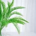 Efavormart 2 Bushes | 19" Artificial Green Cycas Fern Leaf Spray Indoor ...