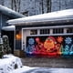 thumbnail image 2 of Rapeiae Christmas Christmas Garage Door Cover 2025 Large ChristmasBanner Decorations Hanging Door Photography Decor Garage for Home Outd, 2 of 7