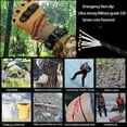 thumbnail image 4 of Paracord survival bracelet, fire starter, waterproof SOS light, compass, whistle, 20 in 1, ultimate tactical survival gear, p, 4 of 5