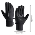 thumbnail image 2 of HDWUEN Mens Motorcycle Gloves Thermal Windproof Waterproof Touchscreen Gloves for Driving Riding Fishing, 2 of 8