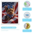 thumbnail image 3 of Diamond Art Kit for Adults, Patriotic Puppy With Bow And Scarf Diamond Painting for Adults Beginners, 5D DIY Diamond Art Painting Kits, Colorful Diamond Painting Craft for Home Decor 12x16, 3 of 7