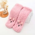 thumbnail image 6 of Roncen Fuzzy Socks for Women Slipper Socks Fluffy Cute Animal Indoor Non-slip Slipper Mid-calf-socks Comfy Winter Gifts, 6 of 6