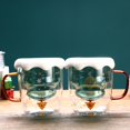 thumbnail image 1 of 2x taza de café de dibujos animados con tapas tazas de leche de té Macchiato con aislamiento de para Soledad taza de café, 1 of 10