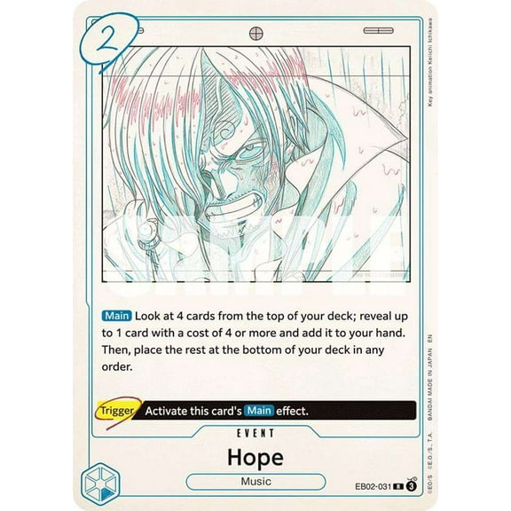 One Piece Extra Booster: Anime 25th Collection Rare Hope EB02-031