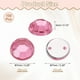 thumbnail image 2 of 100Pack Perlas de Rhinestones de Fondo Plano para Coser, Gemas Redondas de Cristal de 7mm, Rosa, 2 of 6