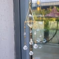 thumbnail image 2 of Sywqhk Carillón de viento de cristal Hexágono Metal Sun Hanging Ornament Home Garden Decor (B) Sywqhk Para estrenar, 2 of 9