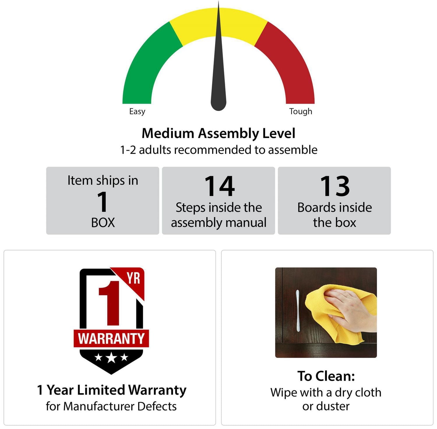 Bibliothèque de rangement de jouets pour enfant Tyler d'Ameriwood Home