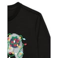 thumbnail image 2 of Holiday Time Boys Christmas Long Sleeve T-Shirt, Sizes 4-18 & Husky, 2 of 3