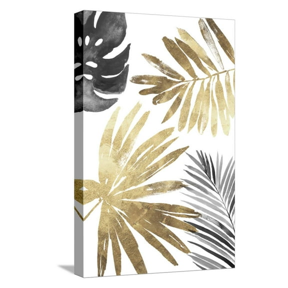 Art.com Tropical Palms III Stretched Canvas Print Wall Art by Asia Jensen, 12" x 18"