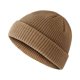 thumbnail image 5 of Sijiali - Gorro de punto de color liso para hombre y mujer, cálido gorro de lana para deportes al aire libre en la calle, 5 of 5