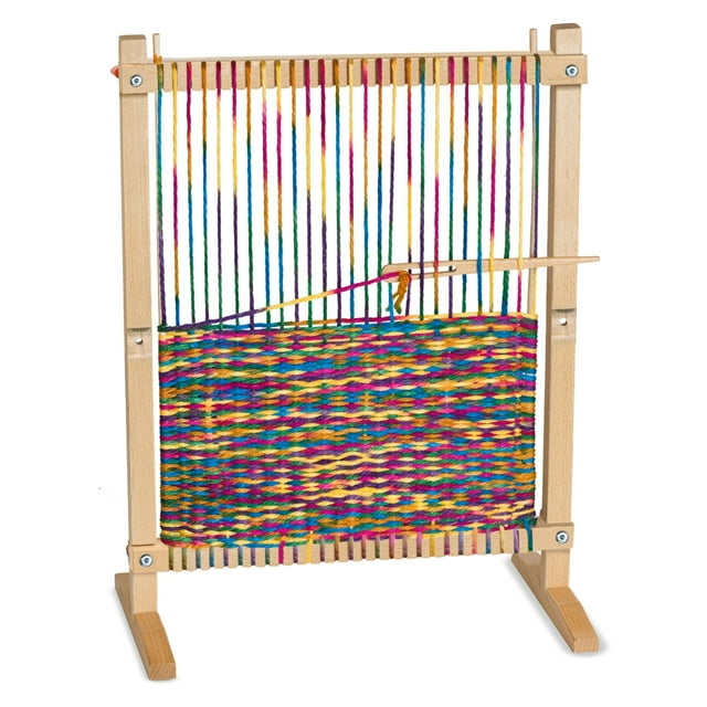 Telar para tejer Melissa & Doug, de madera, multiusos, extra grande Melissa & Doug NA