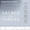 thumbnail image 5 of Sacred Thread Weighted Blanket - Great for Kids and Adults - Breathable, Soft, & Durable, 5 of 8
