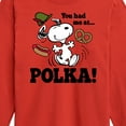 thumbnail image 3 of Peanuts - You Had Me At Polka - Toddler & Youth Long Sleeve Graphic T-Shirt, 3 of 6