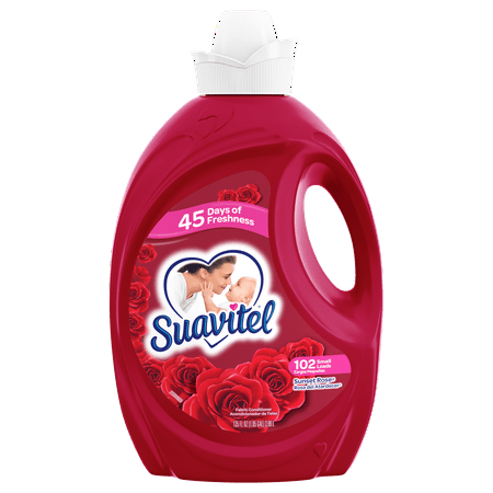Suavitel Fabric Softener, Sunset Rose - 135 fluid ounce