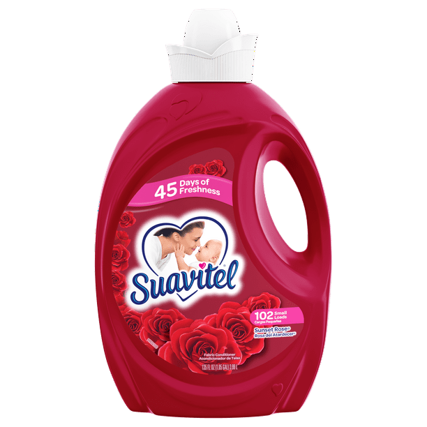 Suavitel Fabric Softener, Sunset Rose 135 fluid ounce