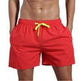 thumbnail image 2 of Big Men's Swim Trunks Slim Fit Floral Swim Trunks Quick Dry Beach Swimming Shorts with Pockets Stretch Fabric Mens Summer Clothes, 2 of 3