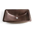 thumbnail image 1 of Monarch Abode 17095 Hand Hammered Venetian Dual Mount Bathroom Vanity Sink - 21 Inches Copper Sink - Hammered Copper Bathroom Sink - Copper Undermount Sink - Drop in Bathroom Sink, 1 of 7