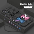 thumbnail image 4 of Anime Cute Stitch Boy For Xiaomi Redmi Note 12 12S 12R 11 11T 11S 10 10S 9 8 8T Pro Plus 5G Liquid Left Rope Cover Capa Fundas A59Tble02 Redmi Note11ProPlus, 4 of 6
