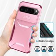 thumbnail image 3 of Allyechgroup Google Pixel 9 Pro Case, Sliding Camera Lens Protective Heavy Duty Shockproof Anti-Scratch Bumper Protective Phone Case for Google Pixel 9 Pro, Pink, 3 of 7