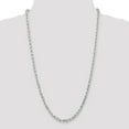 thumbnail image 2 of 14K White Gold 5mm Diamond Cut Rope Chain 18 IN, 2 of 5