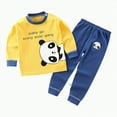 thumbnail image 4 of HCNTES Toddler Thermal Underwear Set for Kids - Winter Base Layer Long for Boys Girls Long Underwear(7-8 Years,a281-Blue), 4 of 4